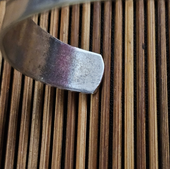 Silver Plated Mexico Cuff Bracelet (Vintage) - Picture 10 of 13